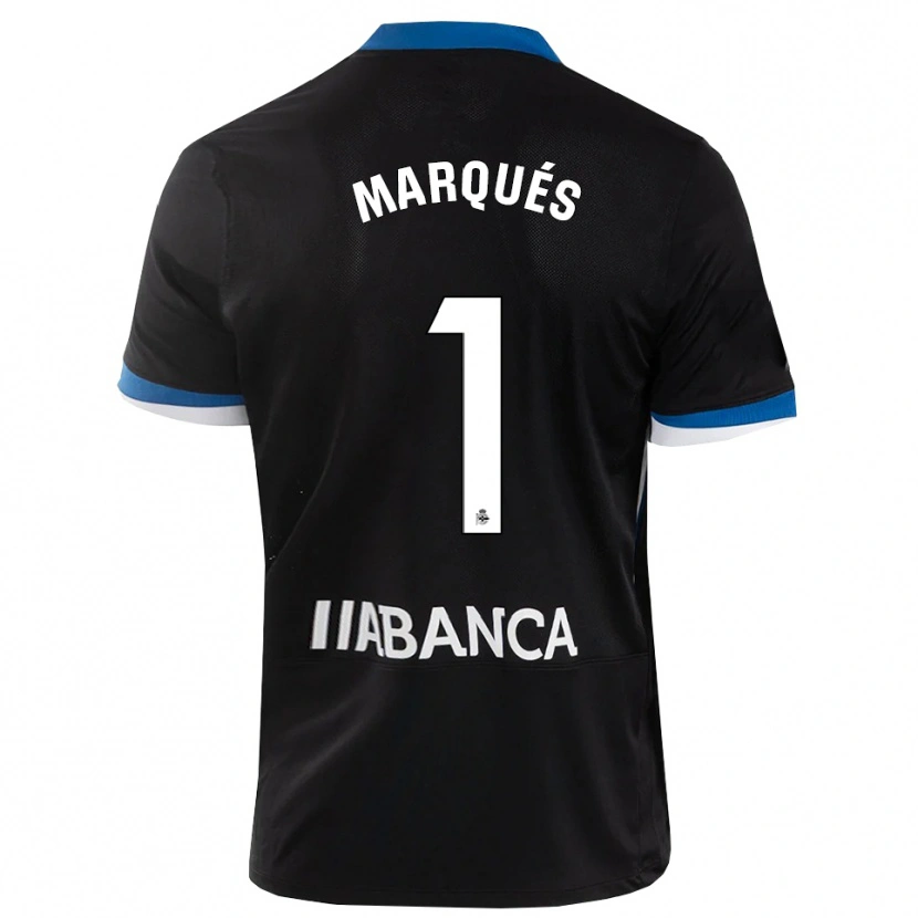 Danxen Mujer Camiseta Álex Marqués #1 Negro Azul Blanco 2ª Equipación 2026/27 La Camisa México