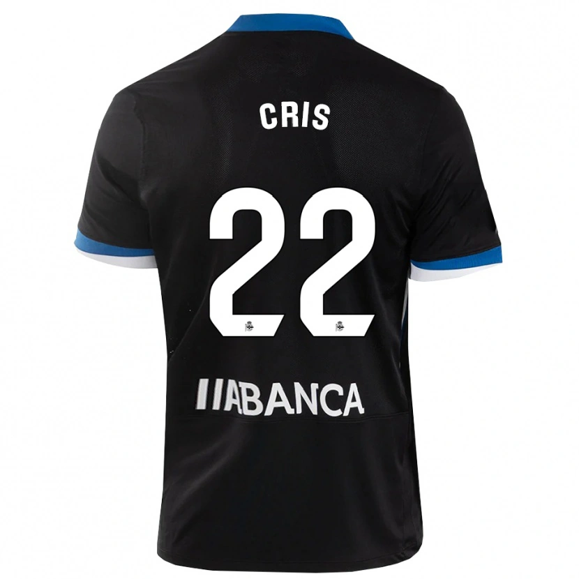 Danxen Mujer Camiseta Cris #22 Negro Azul Blanco 2ª Equipación 2026/27 La Camisa México