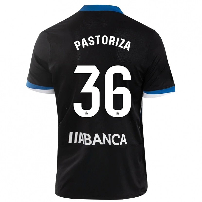 Danxen Mujer Camiseta Guille Pastoriza #36 Negro Azul Blanco 2ª Equipación 2026/27 La Camisa México