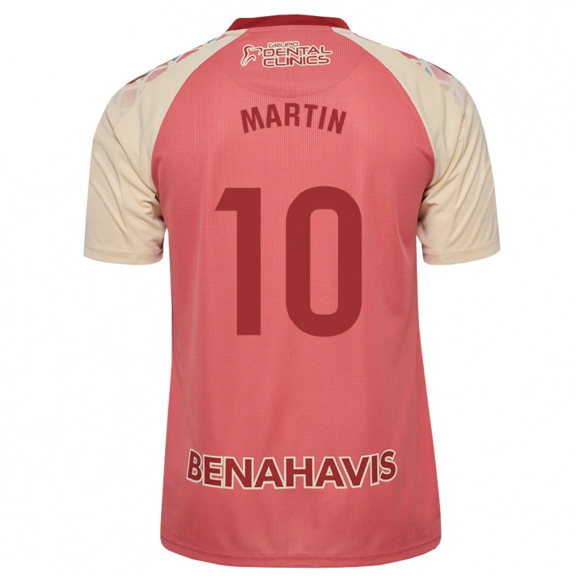 Danxen Mujer Camiseta Jesús Martín #10 Rosa Claro Azul Rojo 2ª Equipación 2026/27 La Camisa México