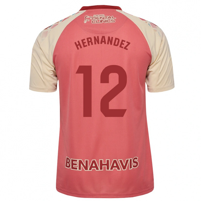 Danxen Mujer Camiseta Juanma Hernandez #12 Rosa Claro Azul Rojo 2ª Equipación 2026/27 La Camisa México