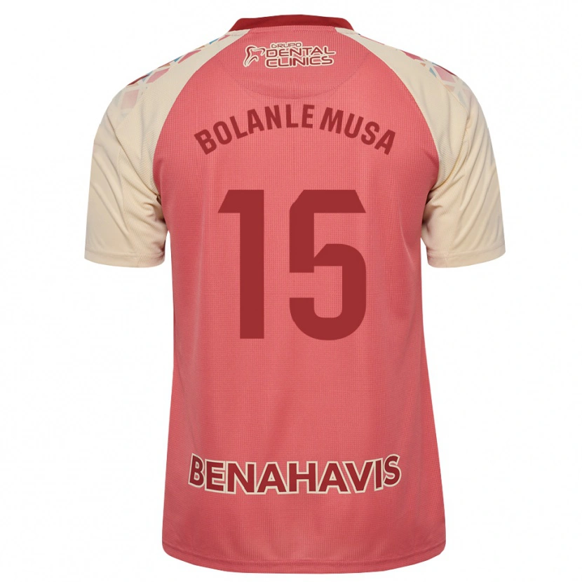 Danxen Mujer Camiseta Wahab Bolanle Musa #15 Rosa Claro Azul Rojo 2ª Equipación 2026/27 La Camisa México
