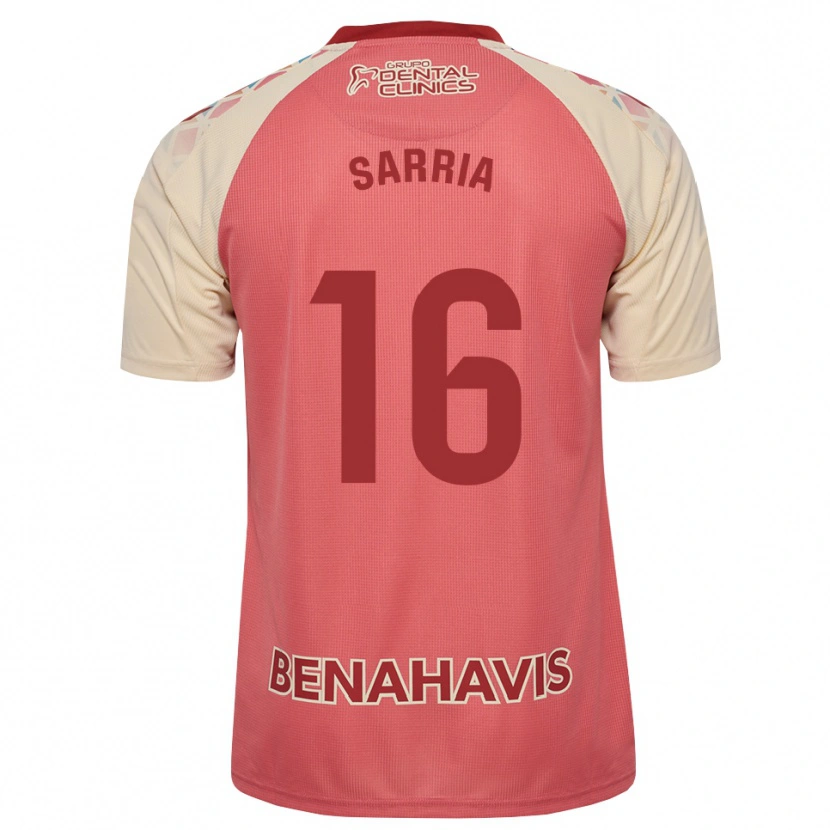 Danxen Mujer Camiseta Cristian Sarria #16 Rosa Claro Azul Rojo 2ª Equipación 2026/27 La Camisa México