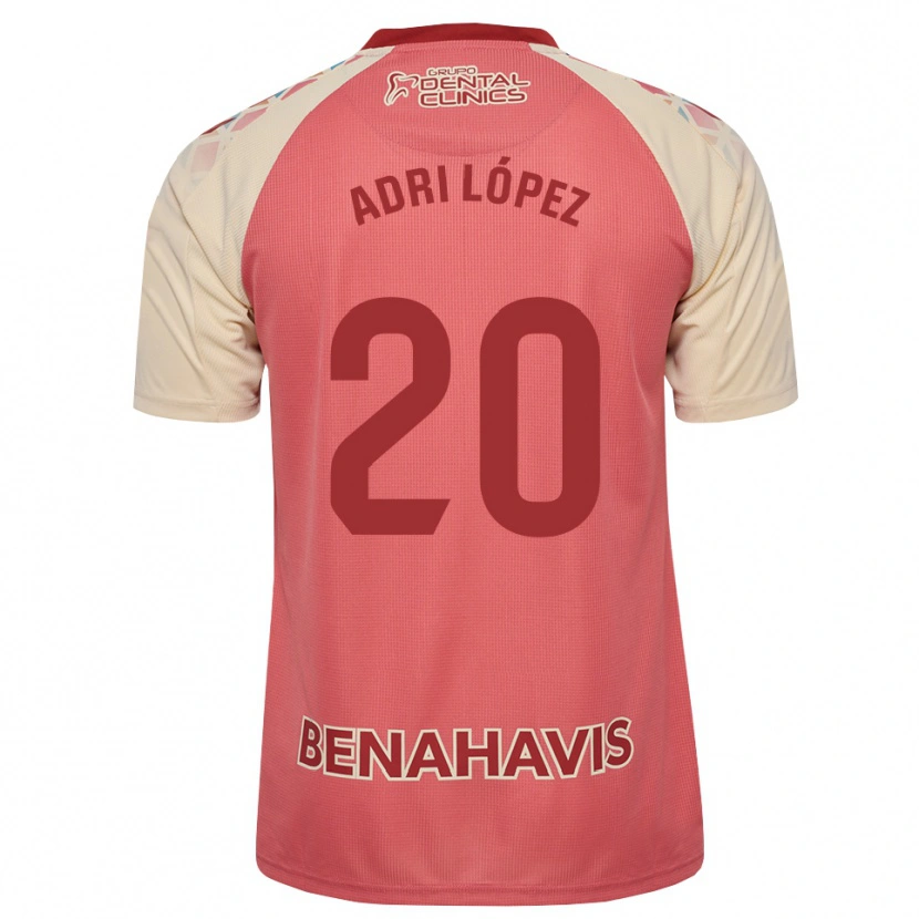 Danxen Mujer Camiseta Adri López #20 Rosa Claro Azul Rojo 2ª Equipación 2026/27 La Camisa México