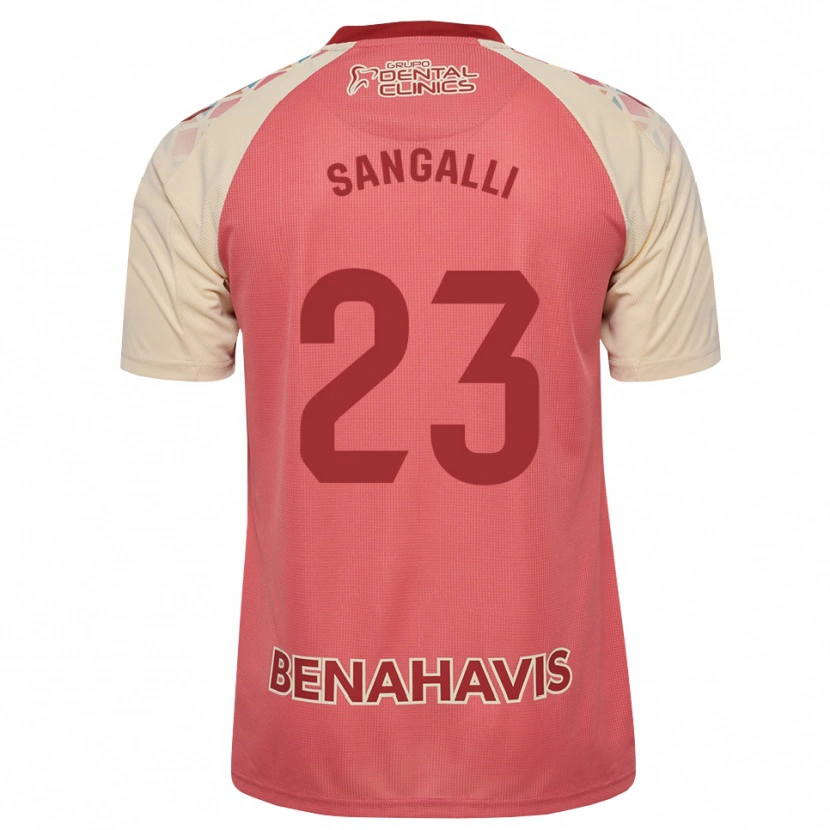 Danxen Mujer Camiseta Luca Sangalli #23 Rosa Claro Azul Rojo 2ª Equipación 2026/27 La Camisa México