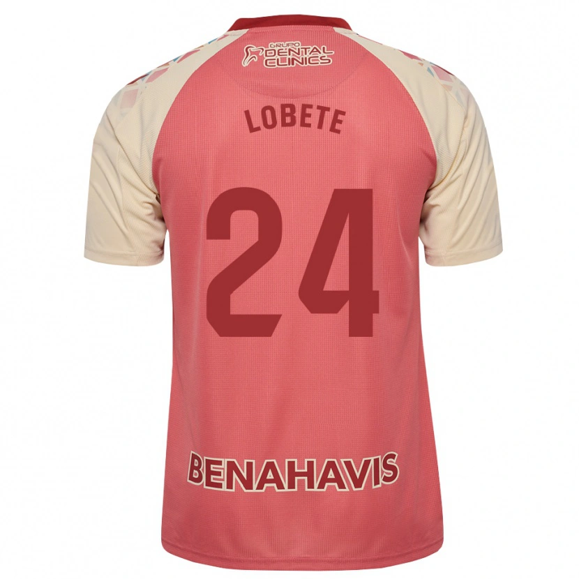 Danxen Mujer Camiseta Julen Lobete #24 Rosa Claro Azul Rojo 2ª Equipación 2026/27 La Camisa México