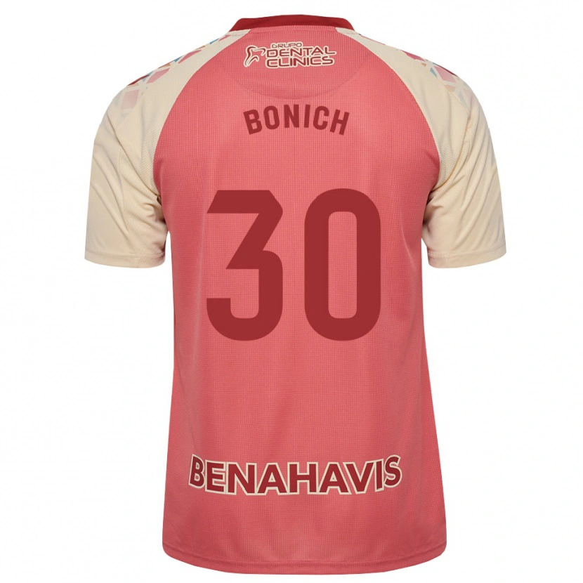 Danxen Mujer Camiseta James Bonich #30 Rosa Claro Azul Rojo 2ª Equipación 2026/27 La Camisa México