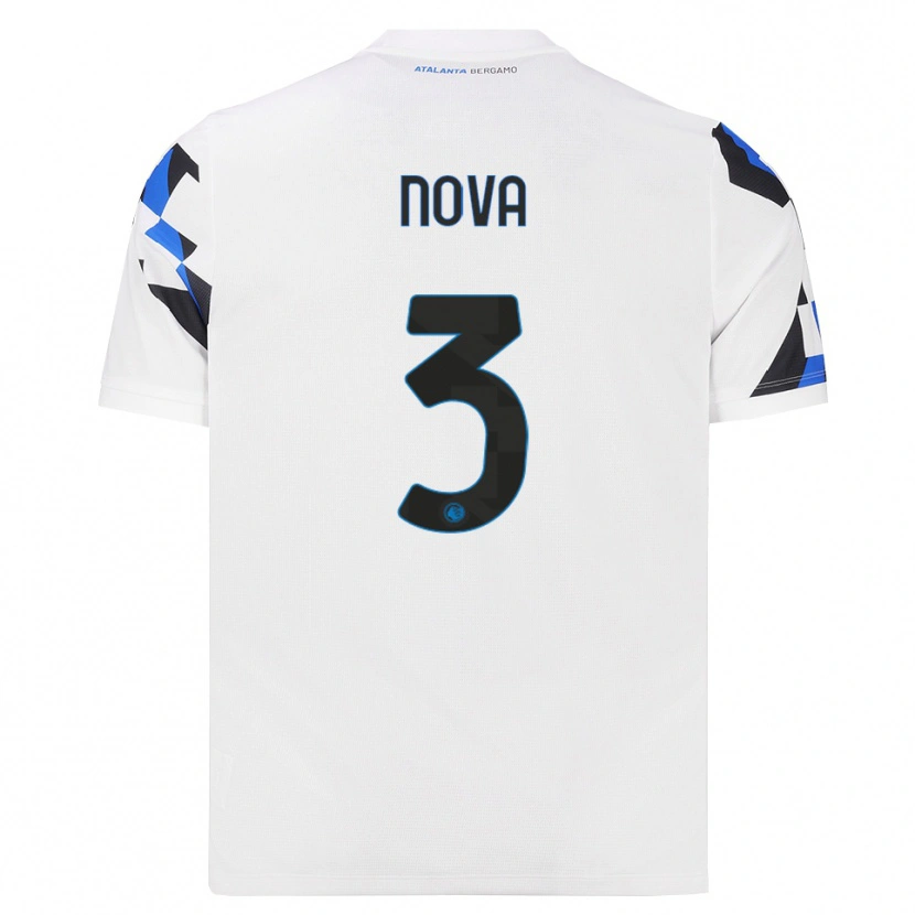 Danxen Mujer Camiseta Riccardo Nova #3 Blanco Rojo Azul 2ª Equipación 2026/27 La Camisa México