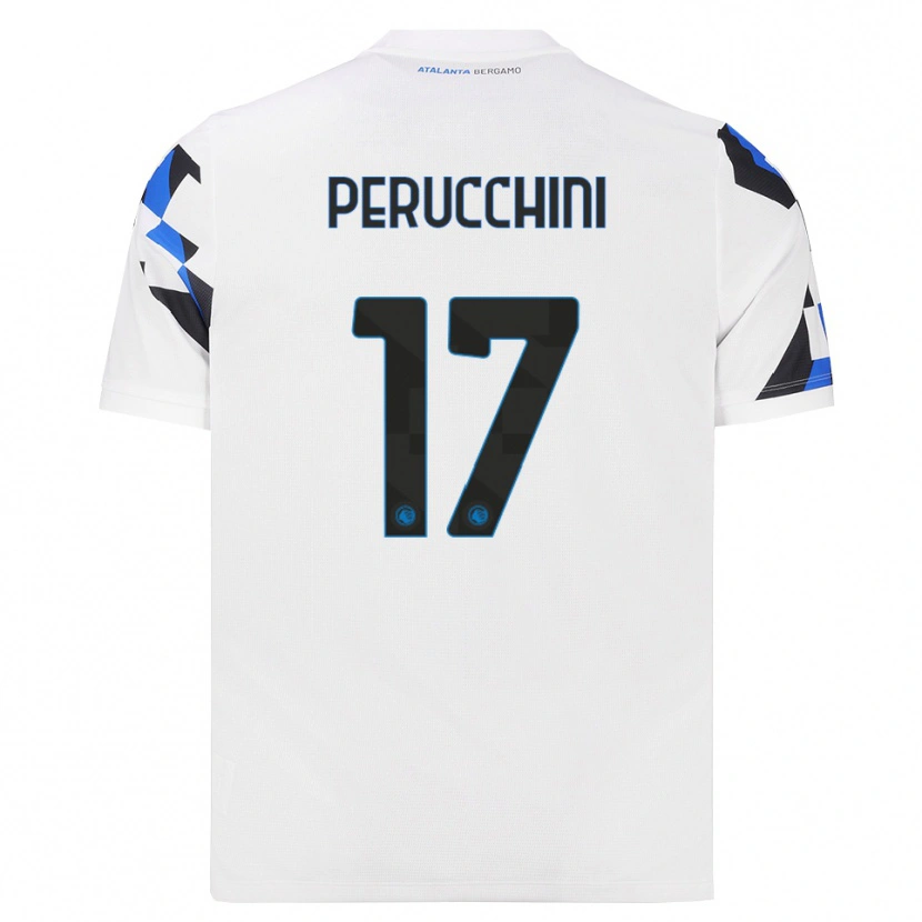 Danxen Mujer Camiseta Simone Perucchini #17 Blanco Rojo Azul 2ª Equipación 2026/27 La Camisa México