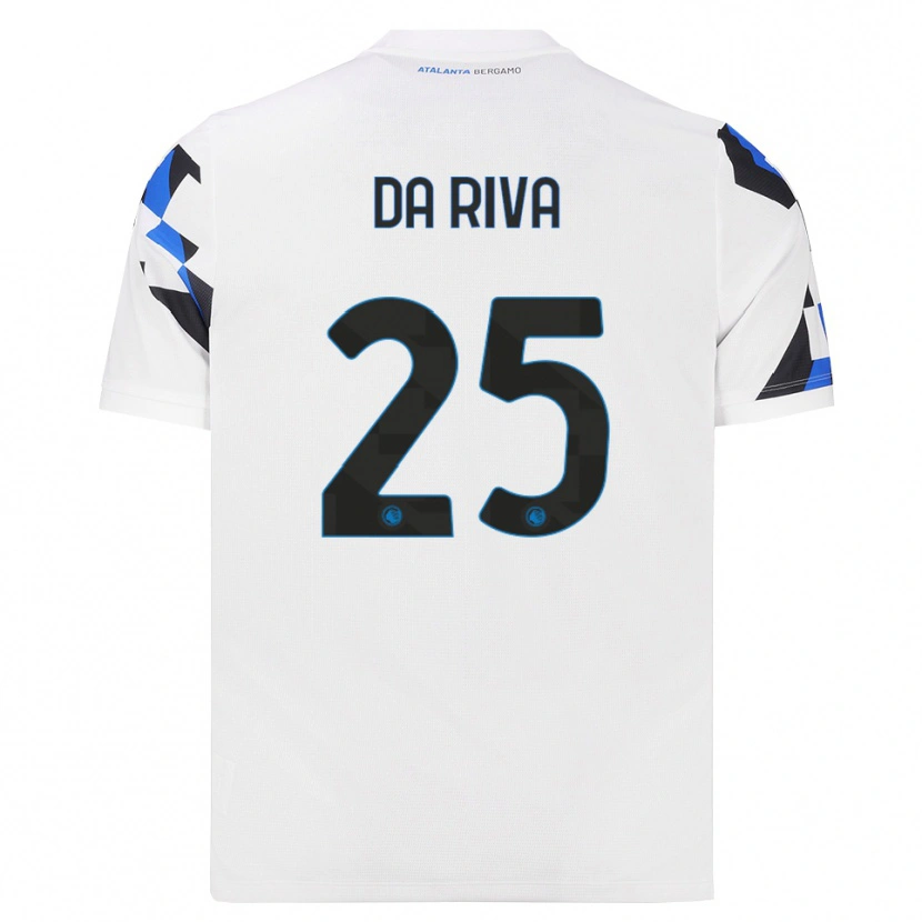 Danxen Mujer Camiseta Jacopo Da Riva #25 Blanco Rojo Azul 2ª Equipación 2026/27 La Camisa México