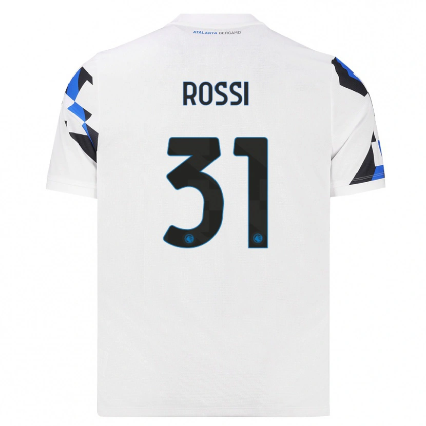 Danxen Mujer Camiseta Francesco Rossi #31 Blanco Rojo Azul 2ª Equipación 2026/27 La Camisa México