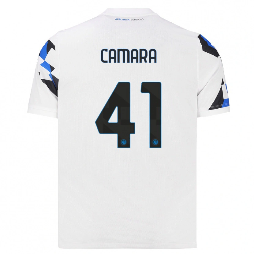 Danxen Mujer Camiseta Ibrahima Camara #41 Blanco Rojo Azul 2ª Equipación 2026/27 La Camisa México