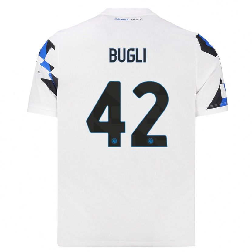 Danxen Mujer Camiseta Gabriel Bugli #42 Blanco Rojo Azul 2ª Equipación 2026/27 La Camisa México