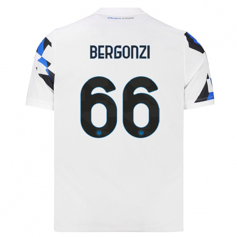 Danxen Mujer Camiseta Federico Bergonzi #66 Blanco Rojo Azul 2ª Equipación 2026/27 La Camisa México