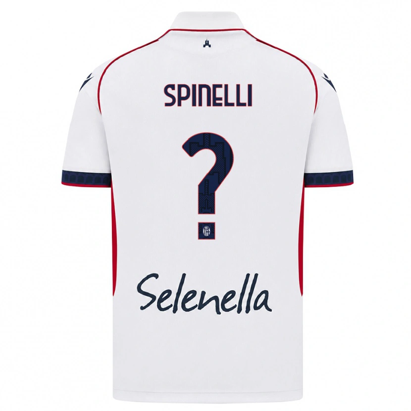 Danxen Mujer Camiseta Giorgia Spinelli #0 Blanco Rojo Azul Real 2ª Equipación 2026/27 La Camisa México