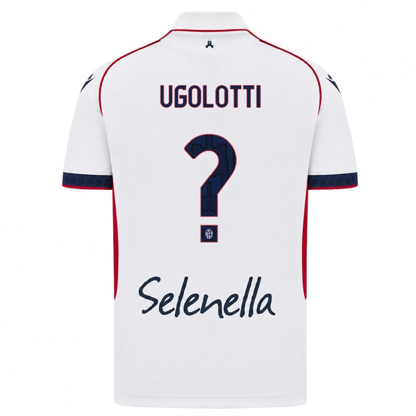 Danxen Mujer Camiseta Alan Ugolotti #0 Blanco Rojo Azul Real 2ª Equipación 2026/27 La Camisa México