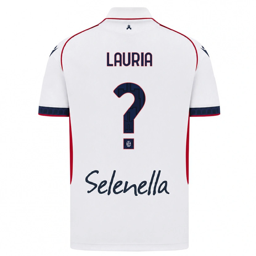 Danxen Mujer Camiseta Nicole Lauria #0 Blanco Rojo Azul Real 2ª Equipación 2026/27 La Camisa México