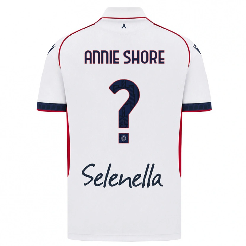 Danxen Mujer Camiseta Margot Annie Shore #0 Blanco Rojo Azul Real 2ª Equipación 2026/27 La Camisa México