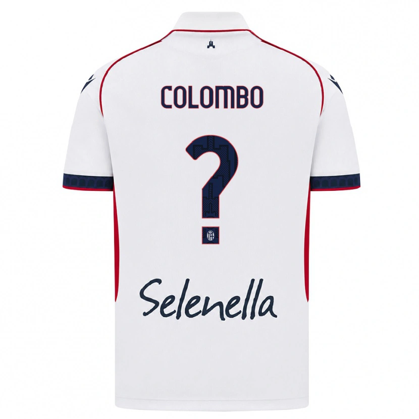 Danxen Mujer Camiseta Valentina Colombo #0 Blanco Rojo Azul Real 2ª Equipación 2026/27 La Camisa México