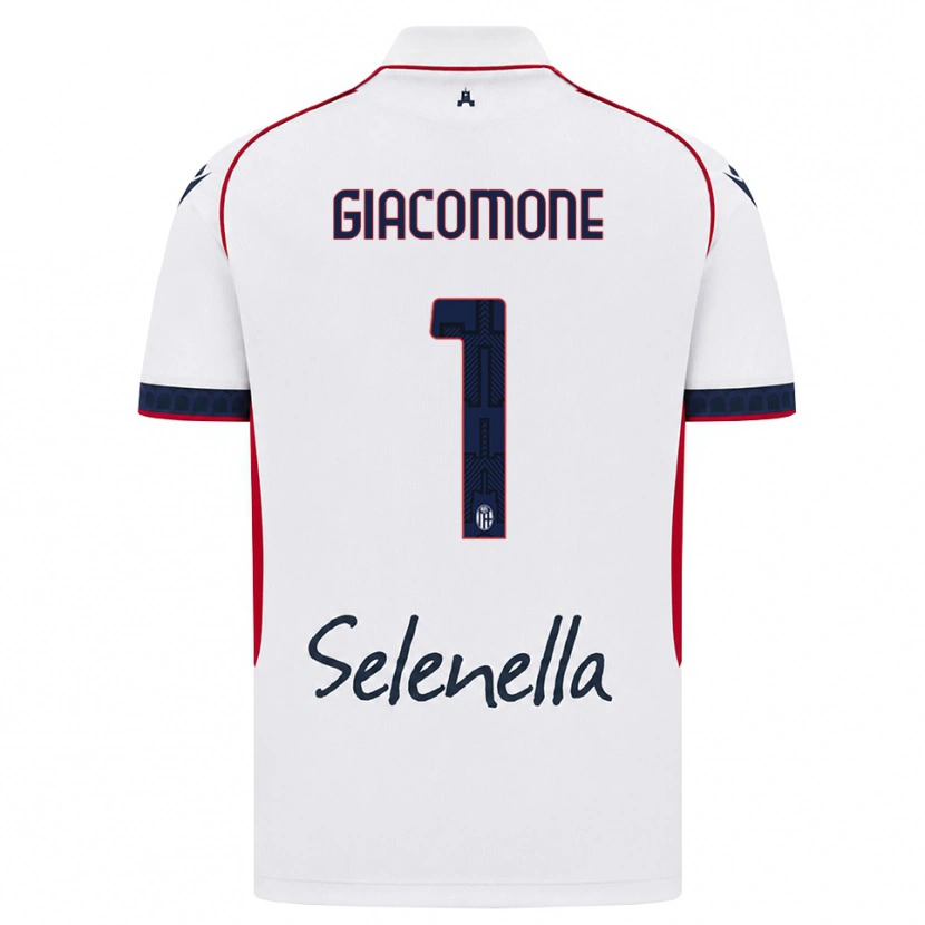 Danxen Mujer Camiseta Giacomo Giacomone #1 Blanco Rojo Azul Real 2ª Equipación 2026/27 La Camisa México