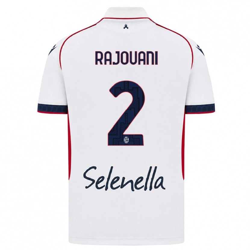 Danxen Mujer Camiseta Yassir Rajouani #2 Blanco Rojo Azul Real 2ª Equipación 2026/27 La Camisa México