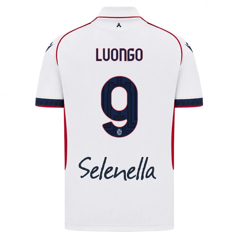 Danxen Mujer Camiseta Francesco Luongo #9 Blanco Rojo Azul Real 2ª Equipación 2026/27 La Camisa México