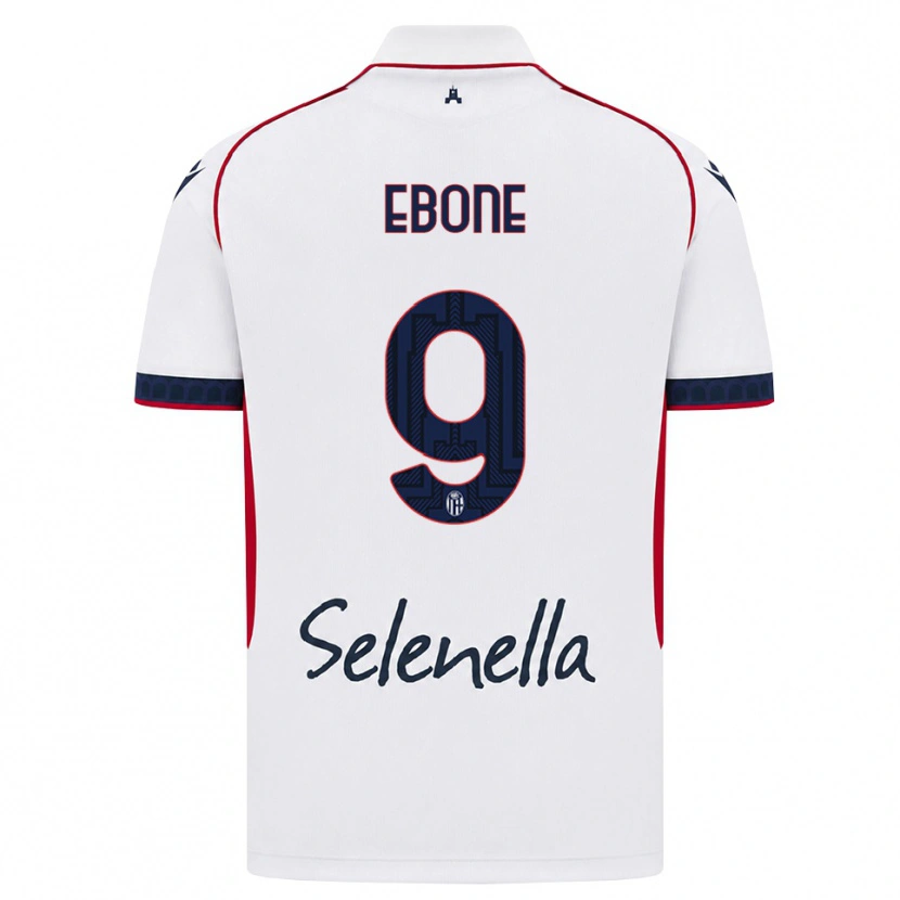 Danxen Mujer Camiseta Tommaso Ebone #9 Blanco Rojo Azul Real 2ª Equipación 2026/27 La Camisa México