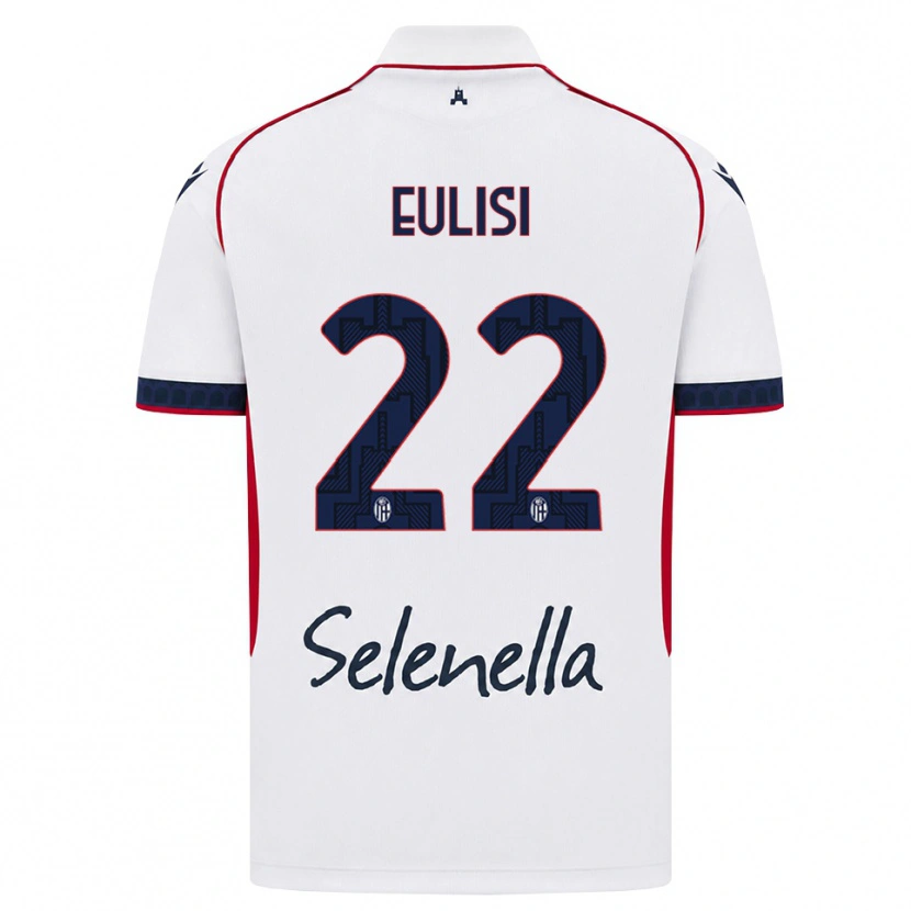 Danxen Mujer Camiseta Gabriele Eulisi #22 Blanco Rojo Azul Real 2ª Equipación 2026/27 La Camisa México