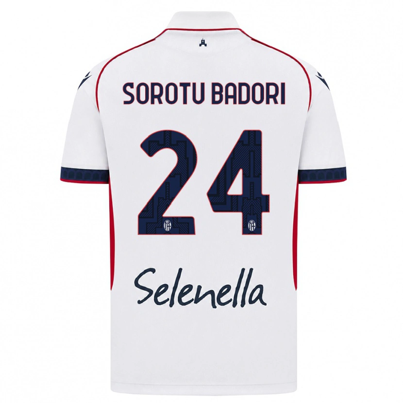 Danxen Mujer Camiseta Kwesi Sorotu Badori #24 Blanco Rojo Azul Real 2ª Equipación 2026/27 La Camisa México