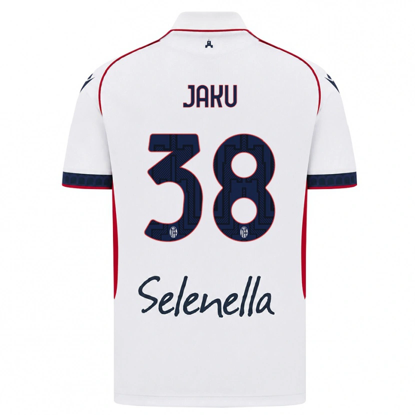Danxen Mujer Camiseta Jordi Jaku #38 Blanco Rojo Azul Real 2ª Equipación 2026/27 La Camisa México