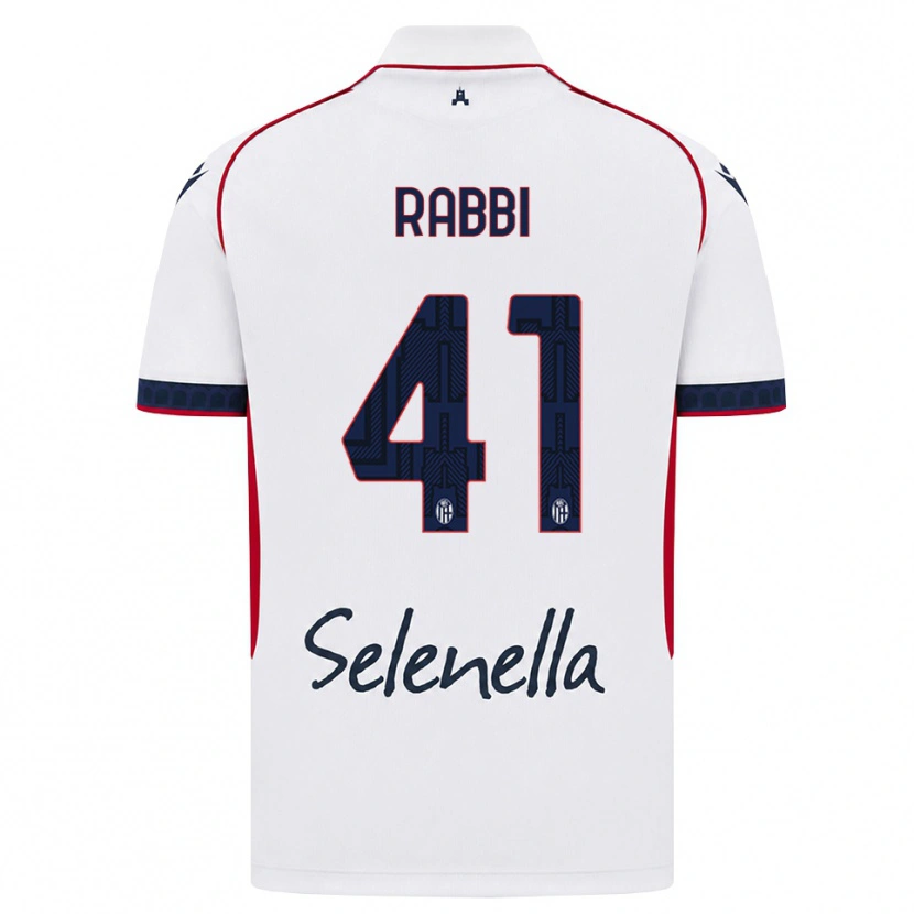 Danxen Mujer Camiseta Giovanni Rabbi #41 Blanco Rojo Azul Real 2ª Equipación 2026/27 La Camisa México