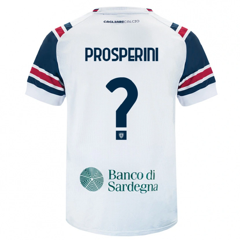 Danxen Mujer Camiseta Matteo Prosperini #0 Blanco Rojo Verde 2ª Equipación 2026/27 La Camisa México