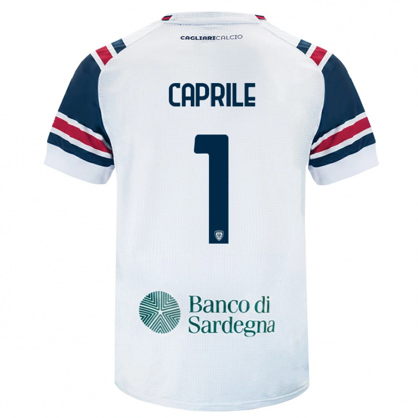 Danxen Mujer Camiseta Elia Caprile #1 Blanco Rojo Verde 2ª Equipación 2026/27 La Camisa México