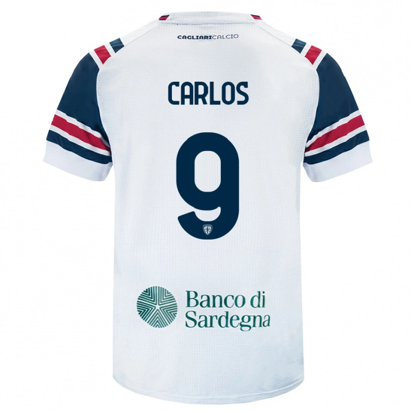 Danxen Mujer Camiseta Kevin Carlos #9 Blanco Rojo Verde 2ª Equipación 2026/27 La Camisa México
