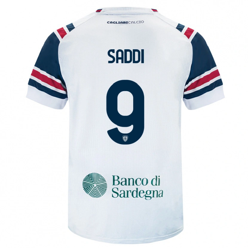Danxen Mujer Camiseta Gianluca Saddi #9 Blanco Rojo Verde 2ª Equipación 2026/27 La Camisa México