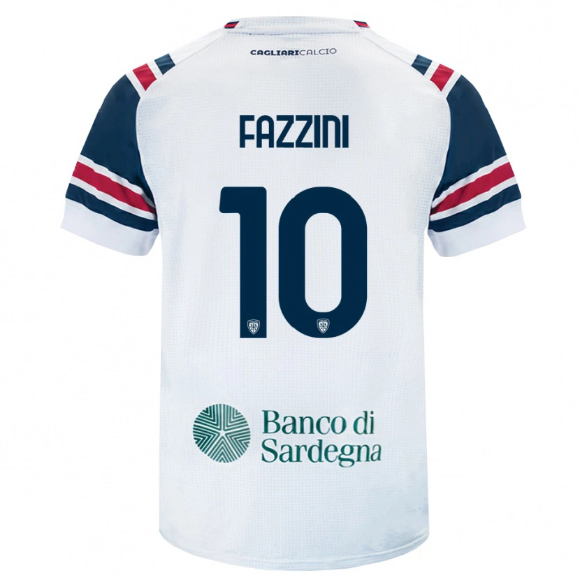 Danxen Mujer Camiseta Jacopo Fazzini #10 Blanco Rojo Verde 2ª Equipación 2026/27 La Camisa México