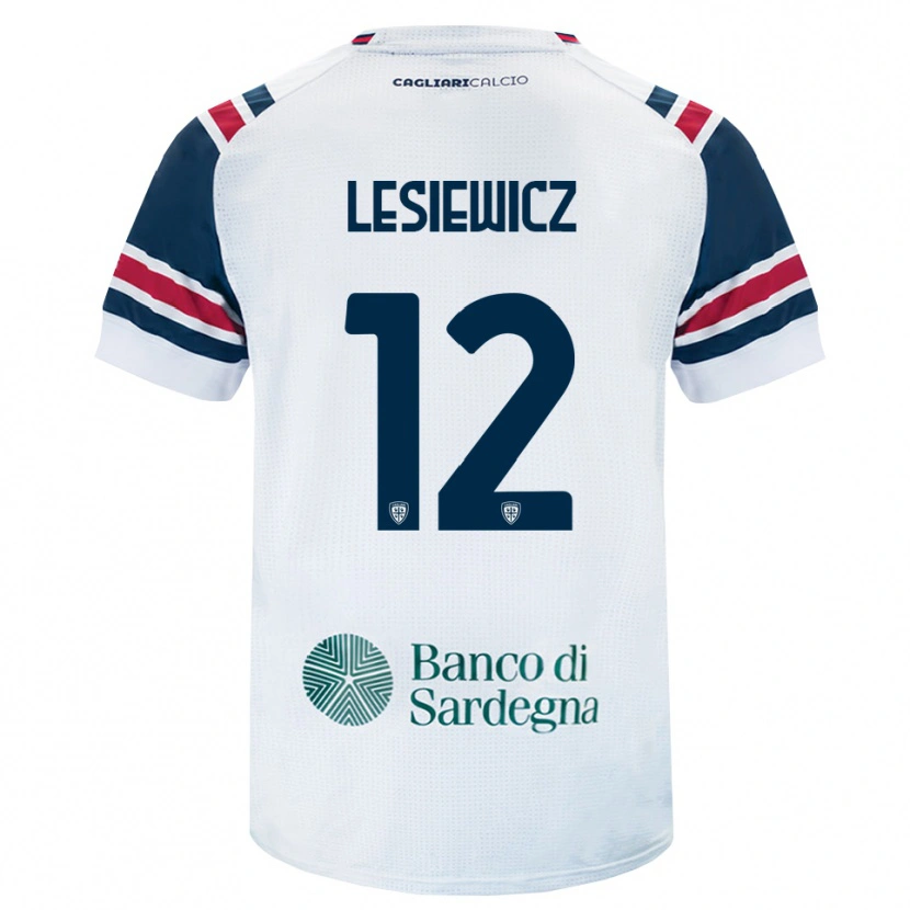 Danxen Mujer Camiseta Mateusz Lesiewicz #12 Blanco Rojo Verde 2ª Equipación 2026/27 La Camisa México
