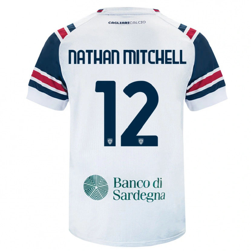 Danxen Mujer Camiseta Anton Nathan Mitchell #12 Blanco Rojo Verde 2ª Equipación 2026/27 La Camisa México