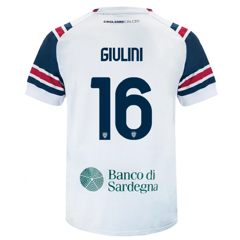 Danxen Mujer Camiseta Carlo Giulini #16 Blanco Rojo Verde 2ª Equipación 2026/27 La Camisa México
