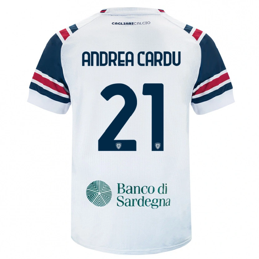 Danxen Mujer Camiseta Giovanni Andrea Cardu #21 Blanco Rojo Verde 2ª Equipación 2026/27 La Camisa México