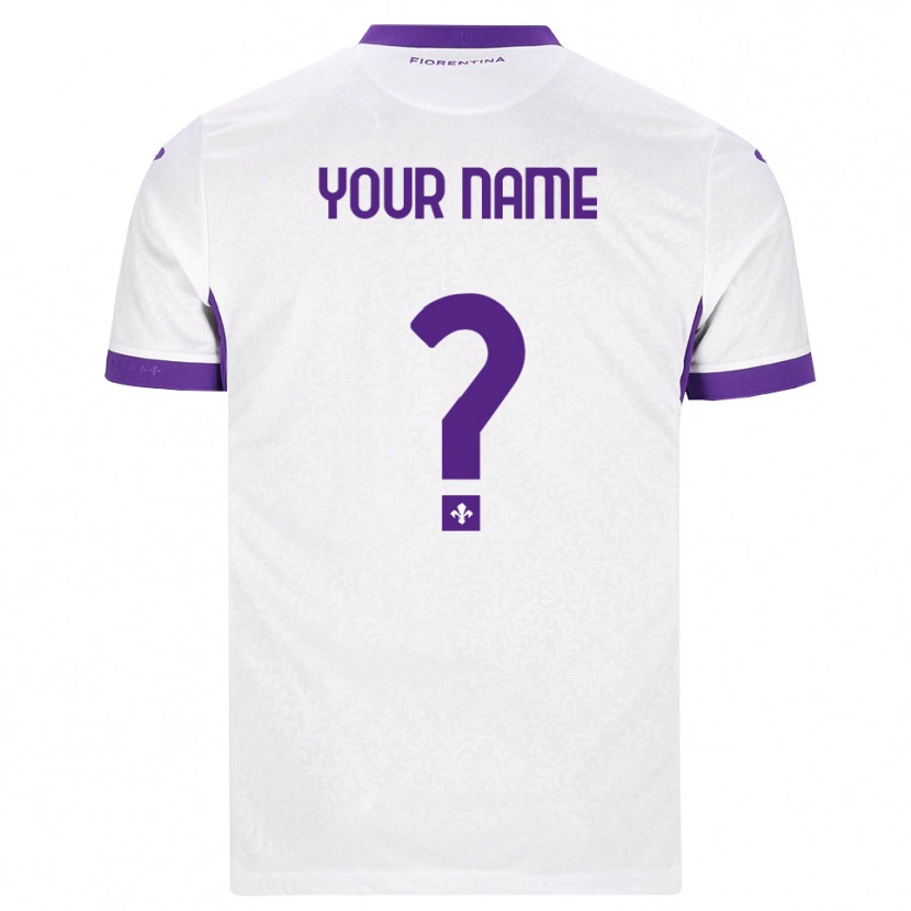 Danxen Mujer Camiseta Su Nombre #0 Blanco Morado 2ª Equipación 2026/27 La Camisa México