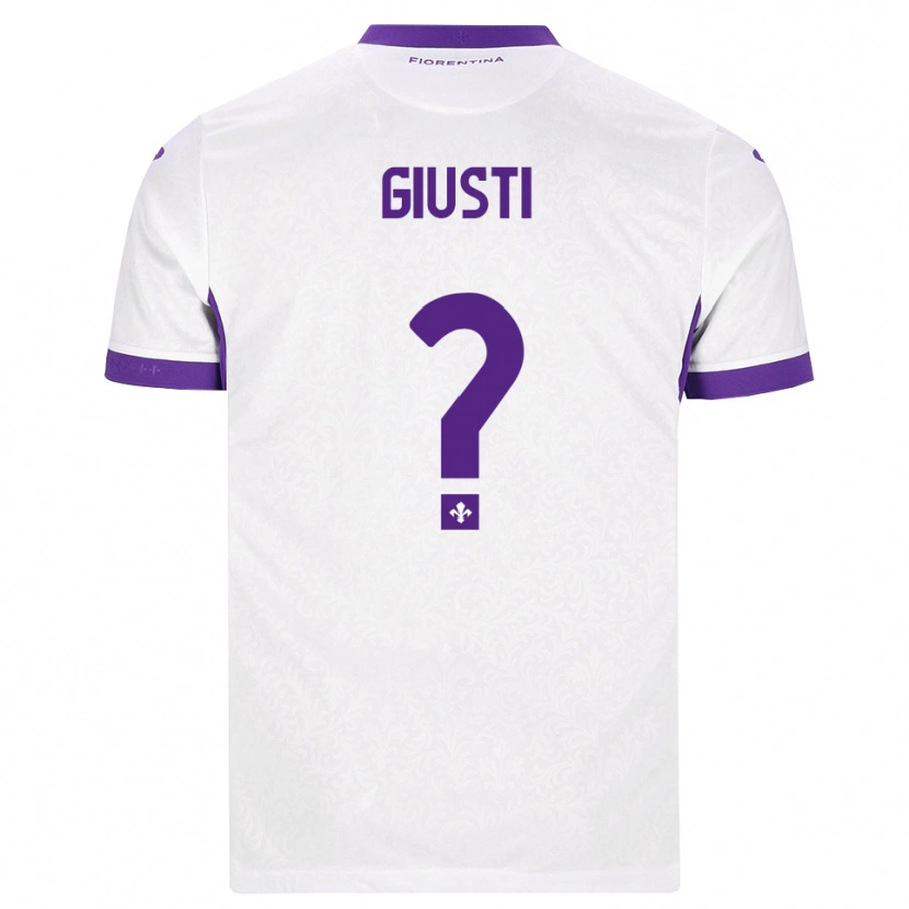 Danxen Mujer Camiseta Edoardo Giusti #0 Blanco Morado 2ª Equipación 2026/27 La Camisa México