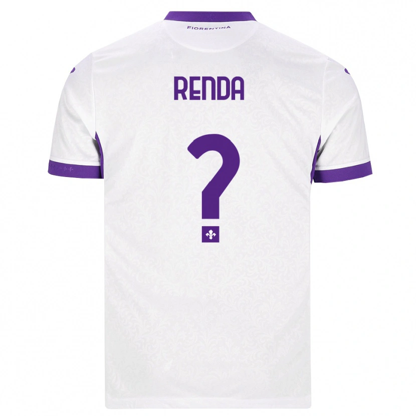 Danxen Mujer Camiseta Thomas Renda #0 Blanco Morado 2ª Equipación 2026/27 La Camisa México