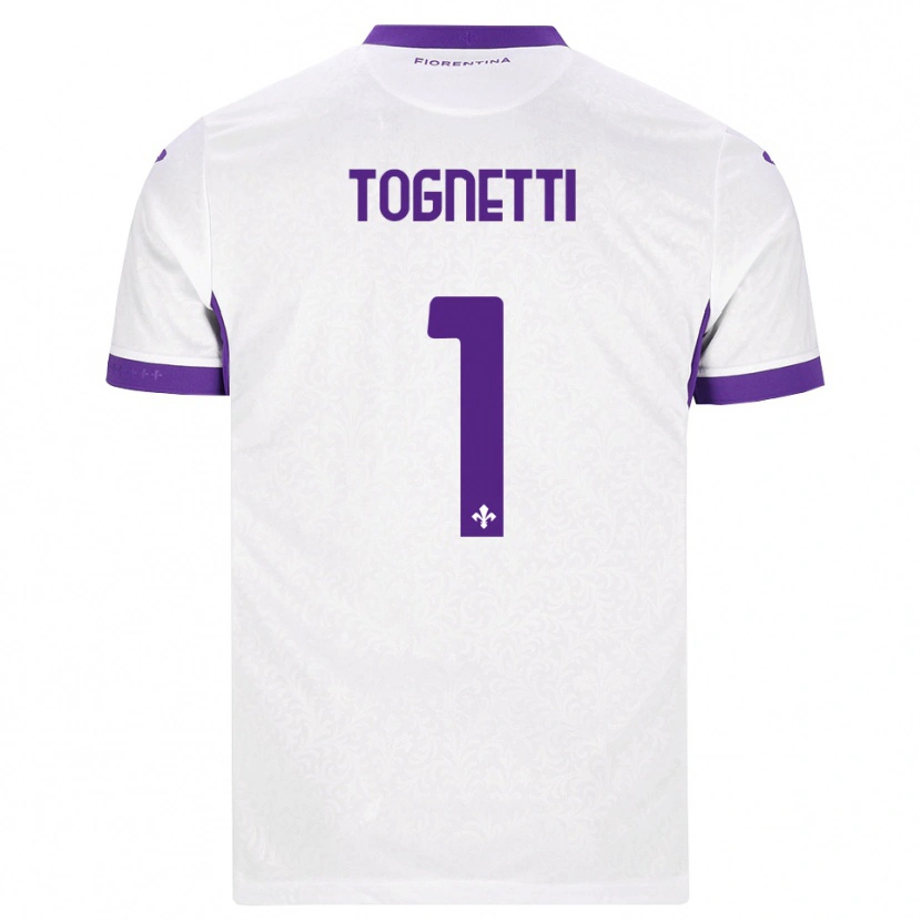 Danxen Mujer Camiseta Laerte Tognetti #1 Blanco Morado 2ª Equipación 2026/27 La Camisa México