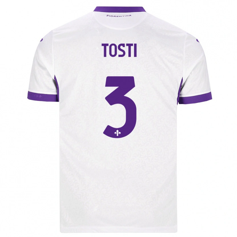 Danxen Mujer Camiseta Tommaso Tosti #3 Blanco Morado 2ª Equipación 2026/27 La Camisa México