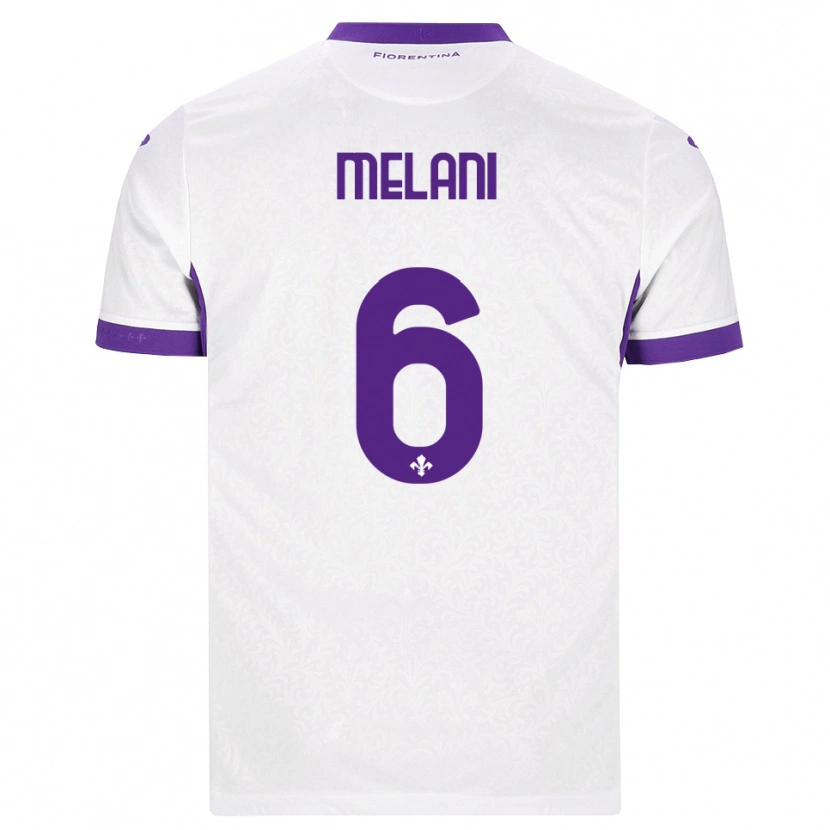 Danxen Mujer Camiseta Federico Melani #6 Blanco Morado 2ª Equipación 2026/27 La Camisa México