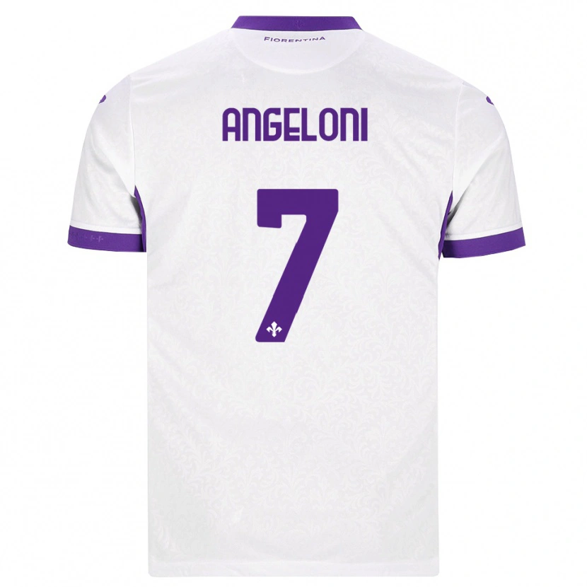 Danxen Mujer Camiseta Alberto Angeloni #7 Blanco Morado 2ª Equipación 2026/27 La Camisa México