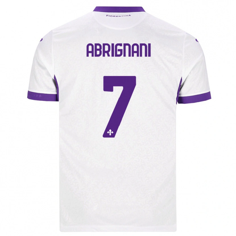 Danxen Mujer Camiseta Filippo Abrignani #7 Blanco Morado 2ª Equipación 2026/27 La Camisa México