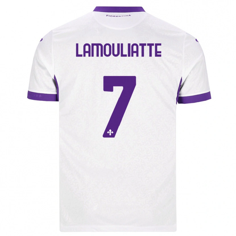 Danxen Mujer Camiseta Hugo Lamouliatte #7 Blanco Morado 2ª Equipación 2026/27 La Camisa México