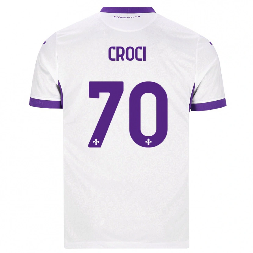 Danxen Mujer Camiseta Federico Croci #70 Blanco Morado 2ª Equipación 2026/27 La Camisa México